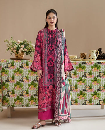 Fuchsia Bloom – Luxury 3-Piece Unstitched Lawn Collection